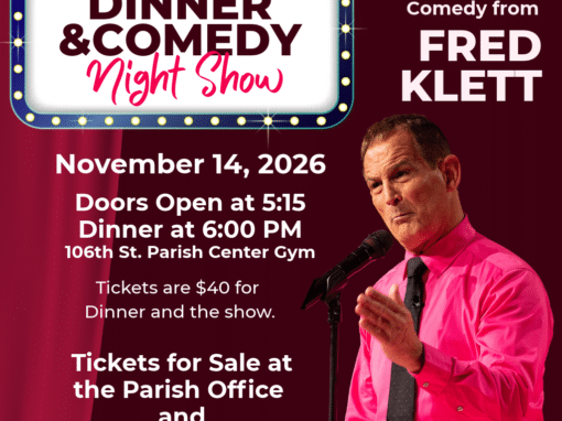 Nov 14 Dinner and Comedy Show Updated